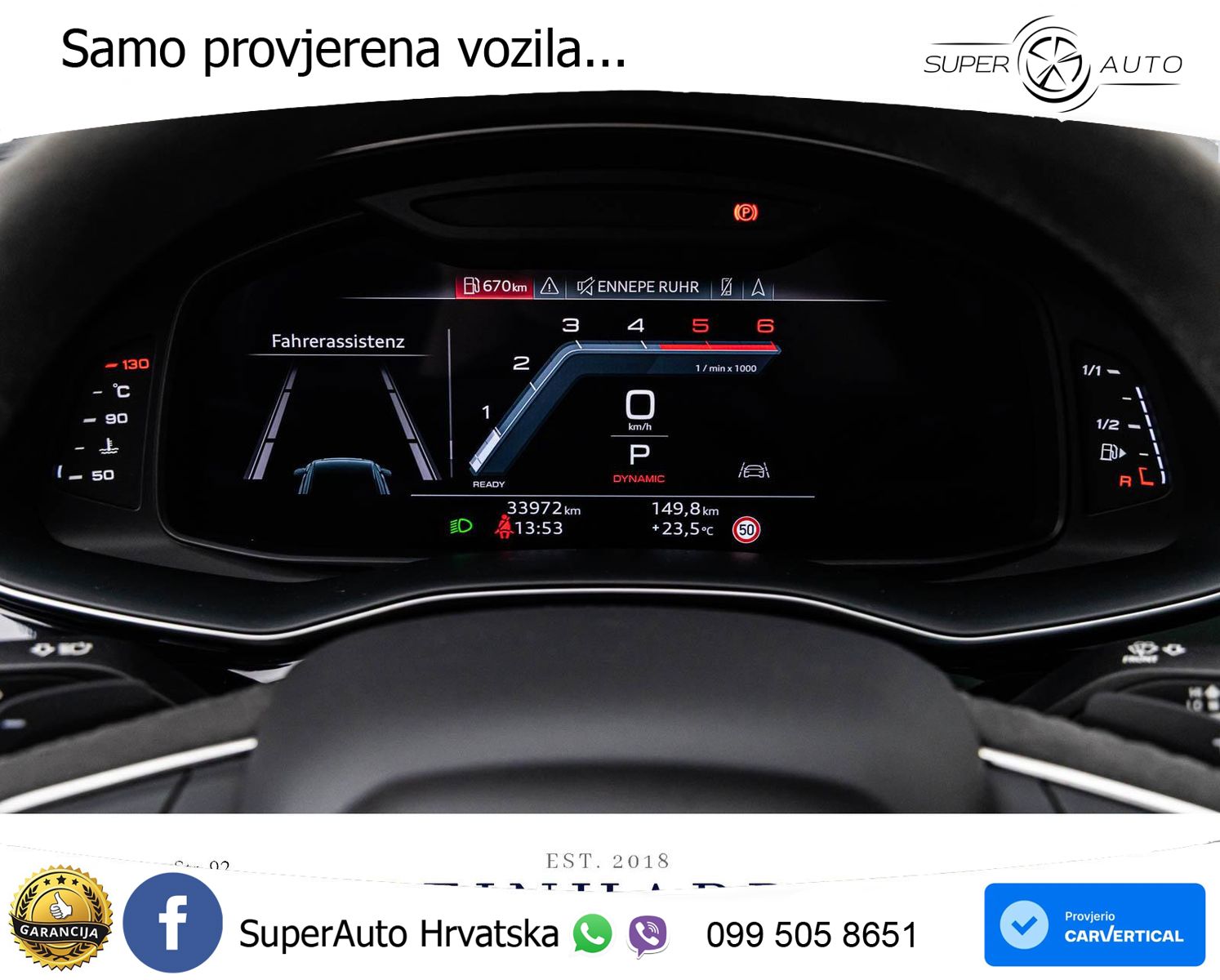Audi Q8 50 TDI V6 (286 KS) quattro Tiptronic