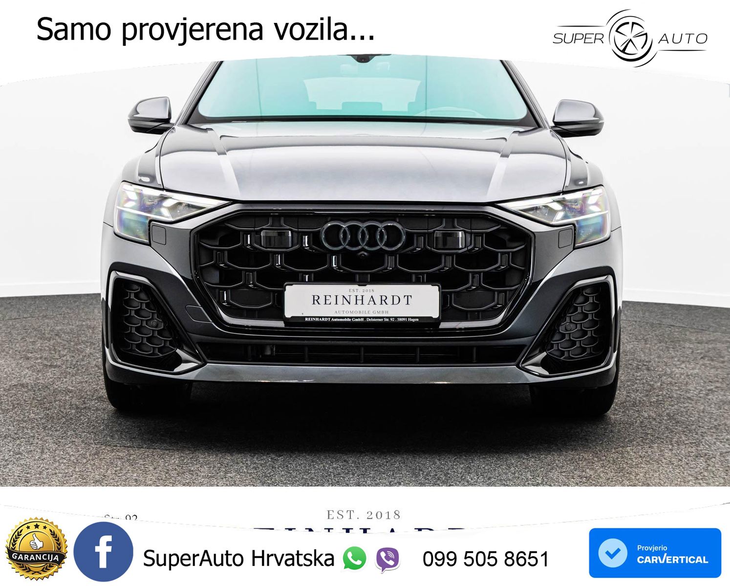 Audi Q8 50 TDI V6 (286 KS) quattro Tiptronic