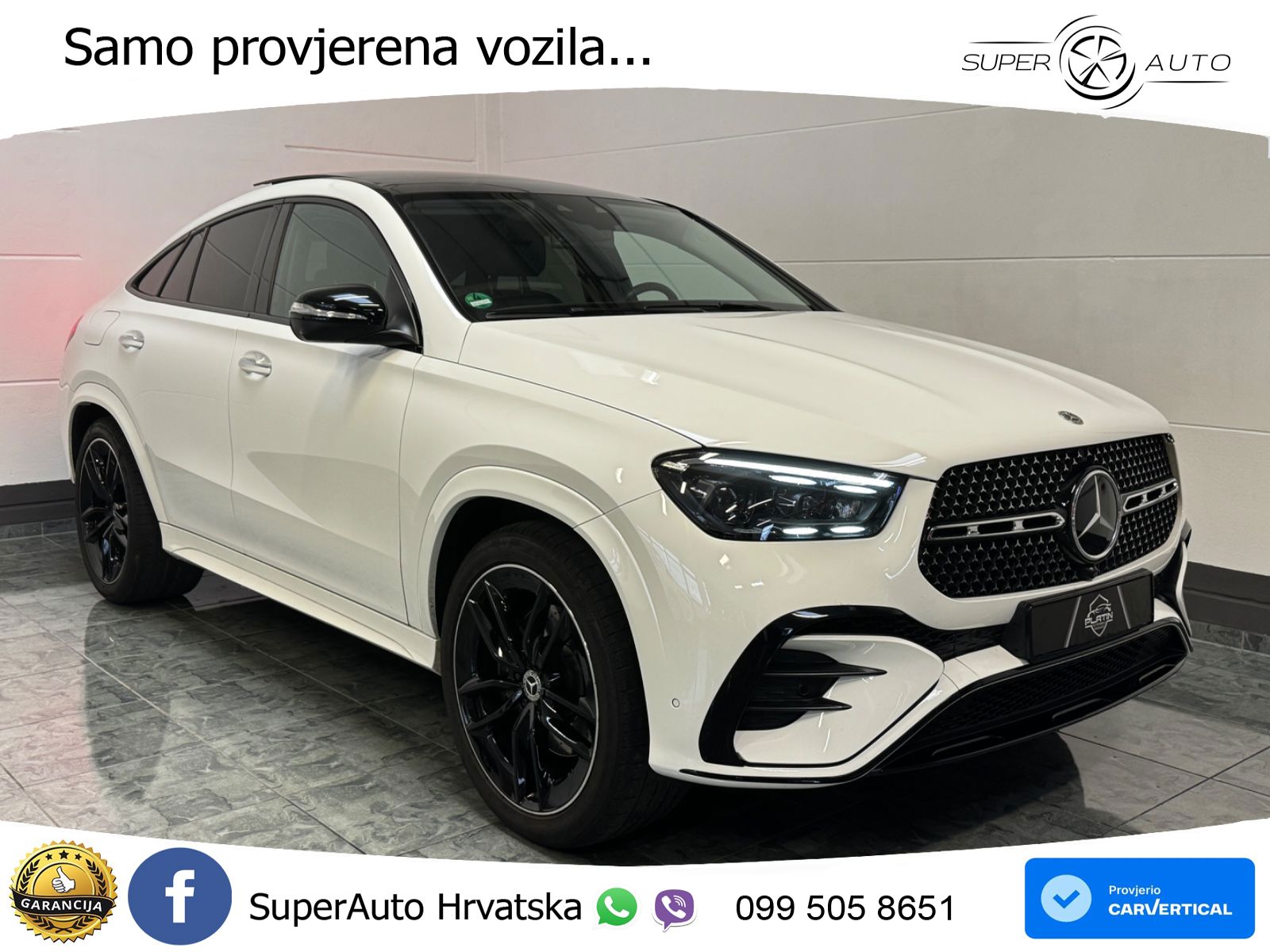 Mercedes GLE Coupe 300d (269 ks) EQ Boost 4MATIC 9G-TRONIC AMG LED+GR SJED+ACC