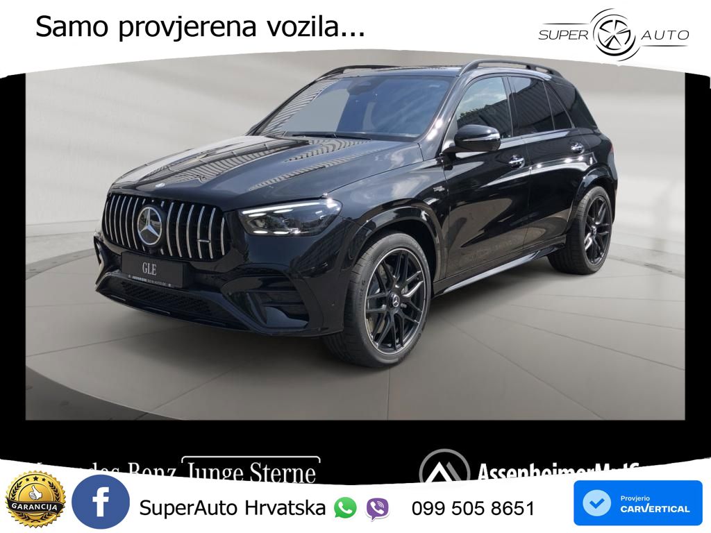Mercedes AMG GLE 53 (435 KS) EQ Boost 4MATIC+ AMG SPEEDSHIFT TCT 9G LED+GR SJED+ACC