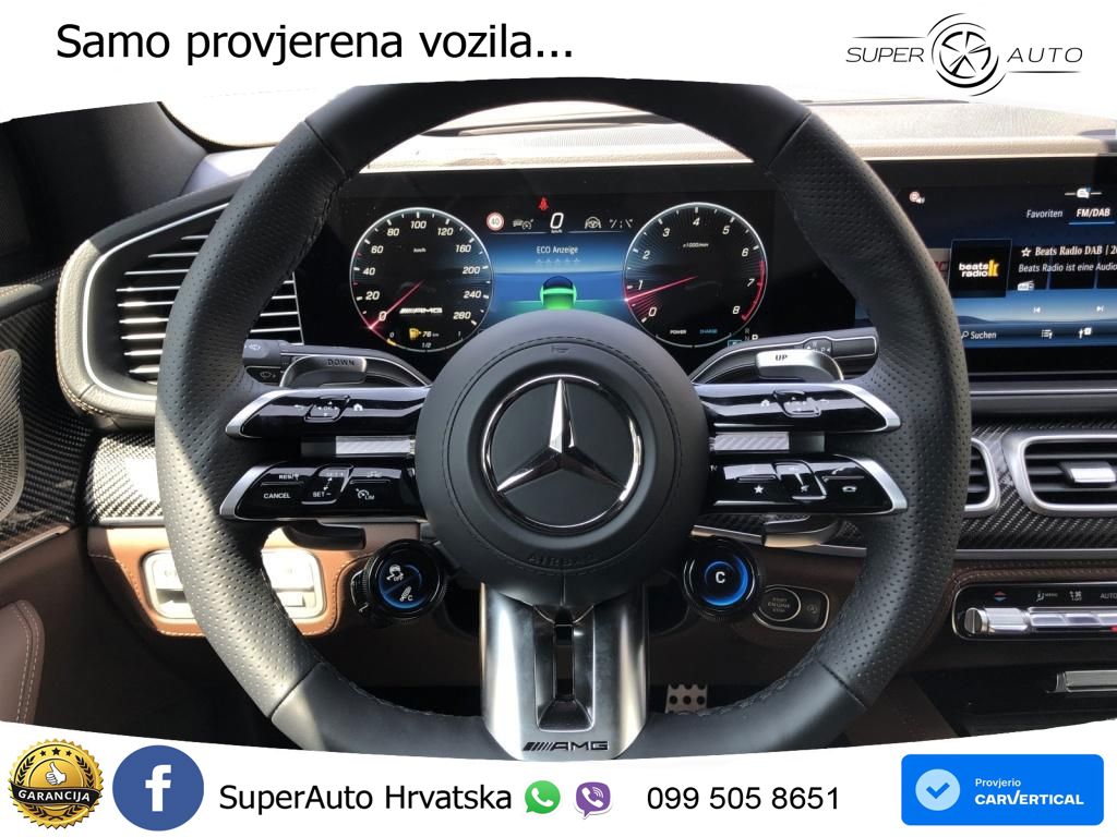 Mercedes AMG GLE 53 (435 KS) EQ Boost 4MATIC+ AMG SPEEDSHIFT TCT 9G LED+GR SJED+ACC