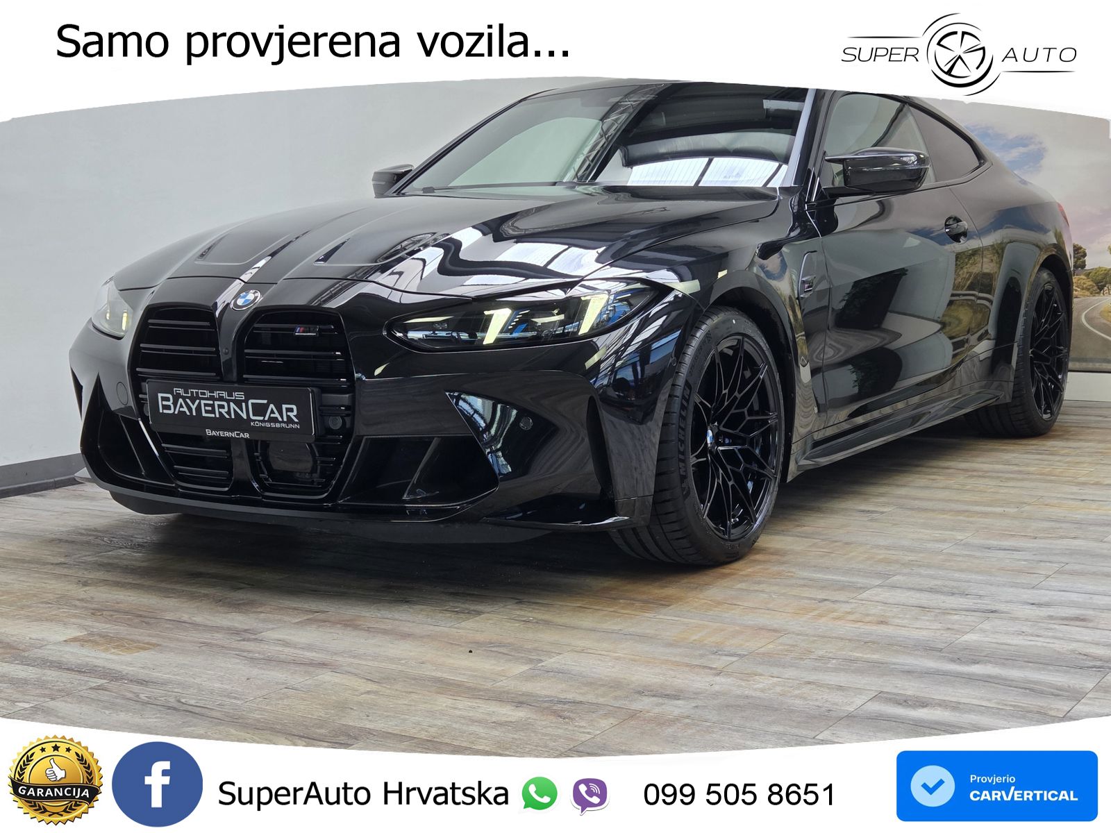 BMW M4 Competition 3.0 (530 KS) xDrive Steptronic LED+GR SJED+ACC