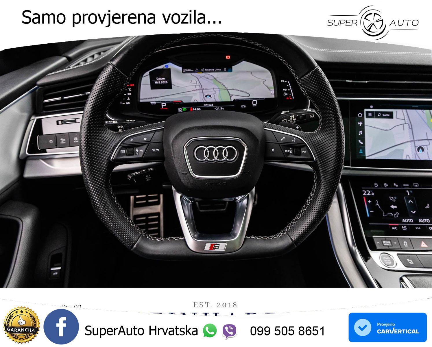 Audi Q8 50 TDI V6 (286 KS) quattro Tiptronic