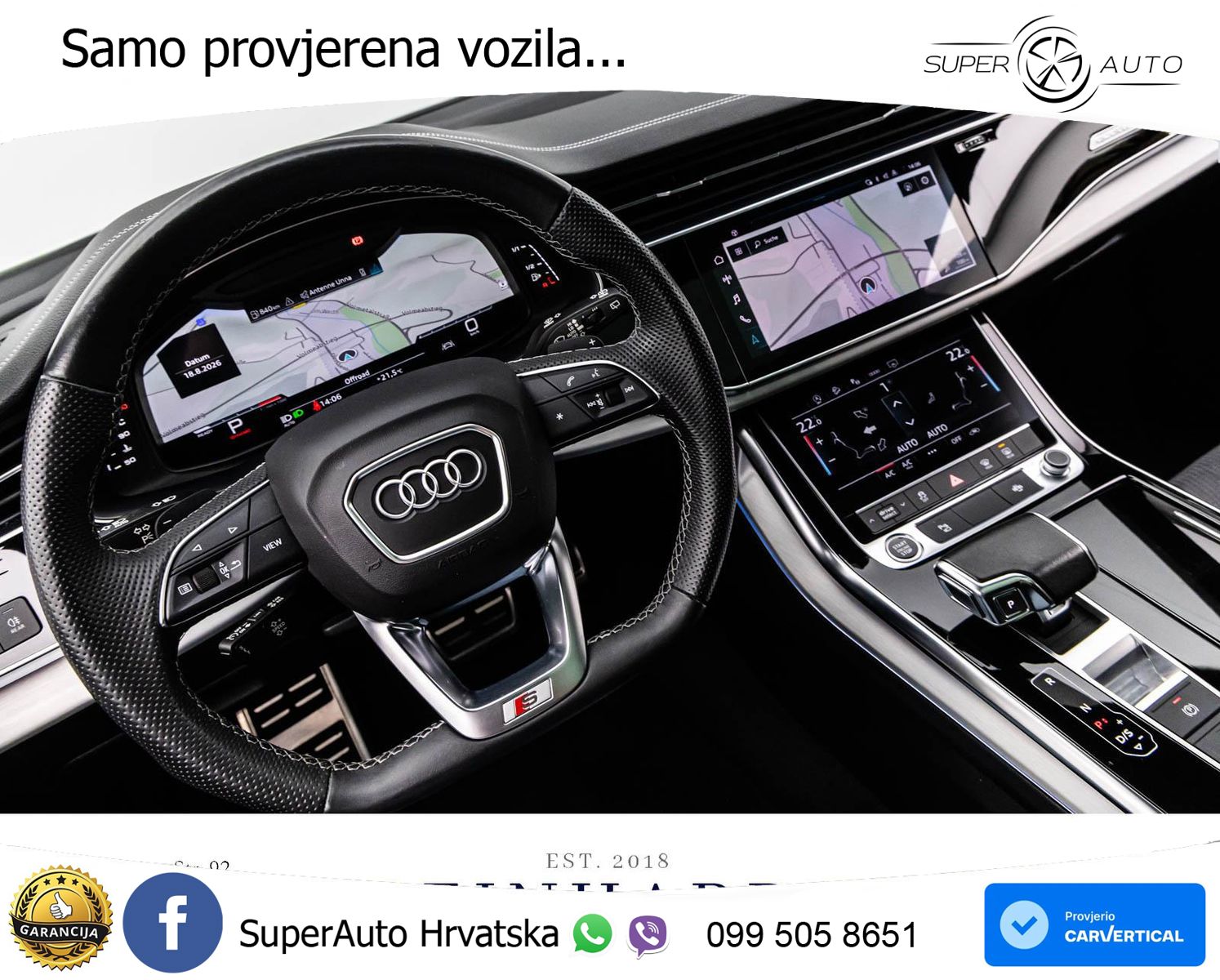 Audi Q8 50 TDI V6 (286 KS) quattro Tiptronic