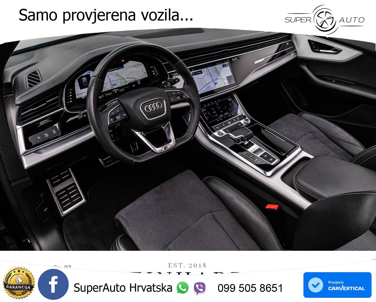 Audi Q8 50 TDI V6 (286 KS) quattro Tiptronic