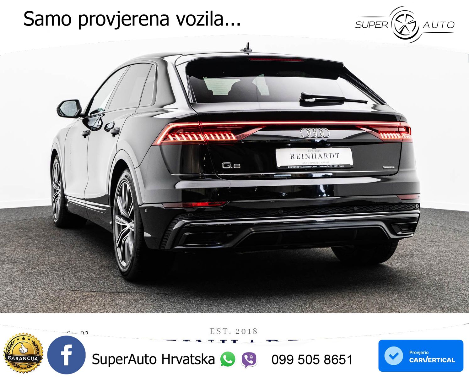 Audi Q8 50 TDI V6 (286 KS) quattro Tiptronic