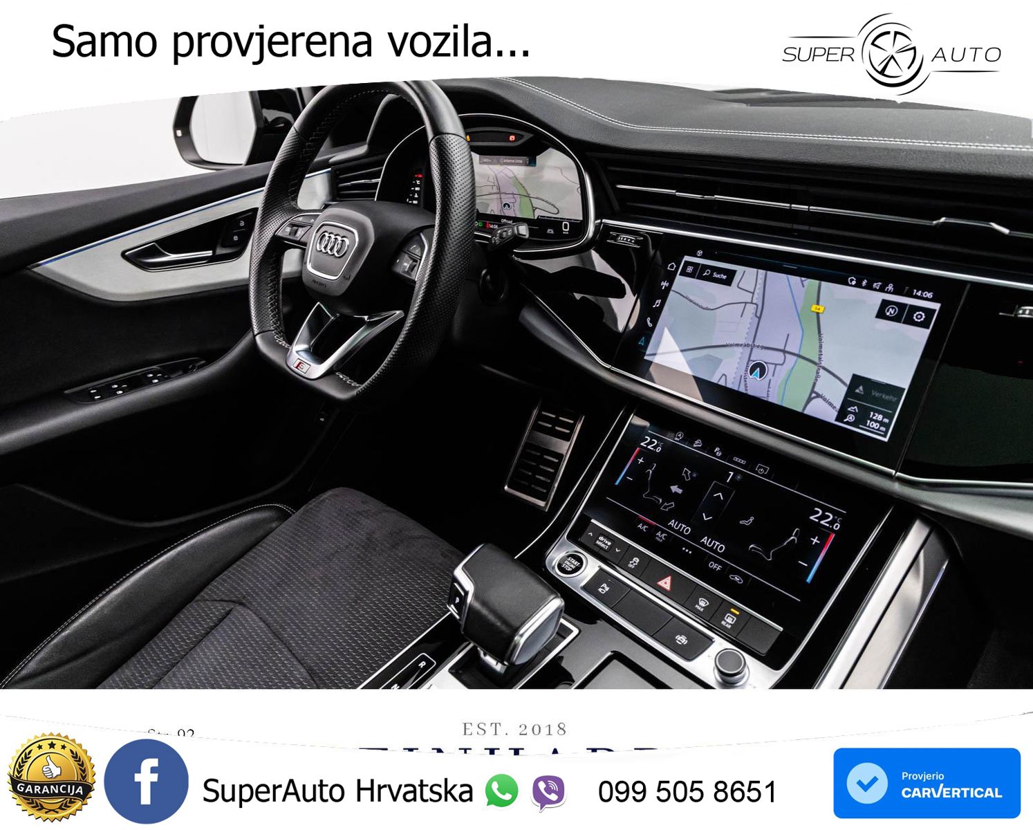Audi Q8 50 TDI V6 (286 KS) quattro Tiptronic