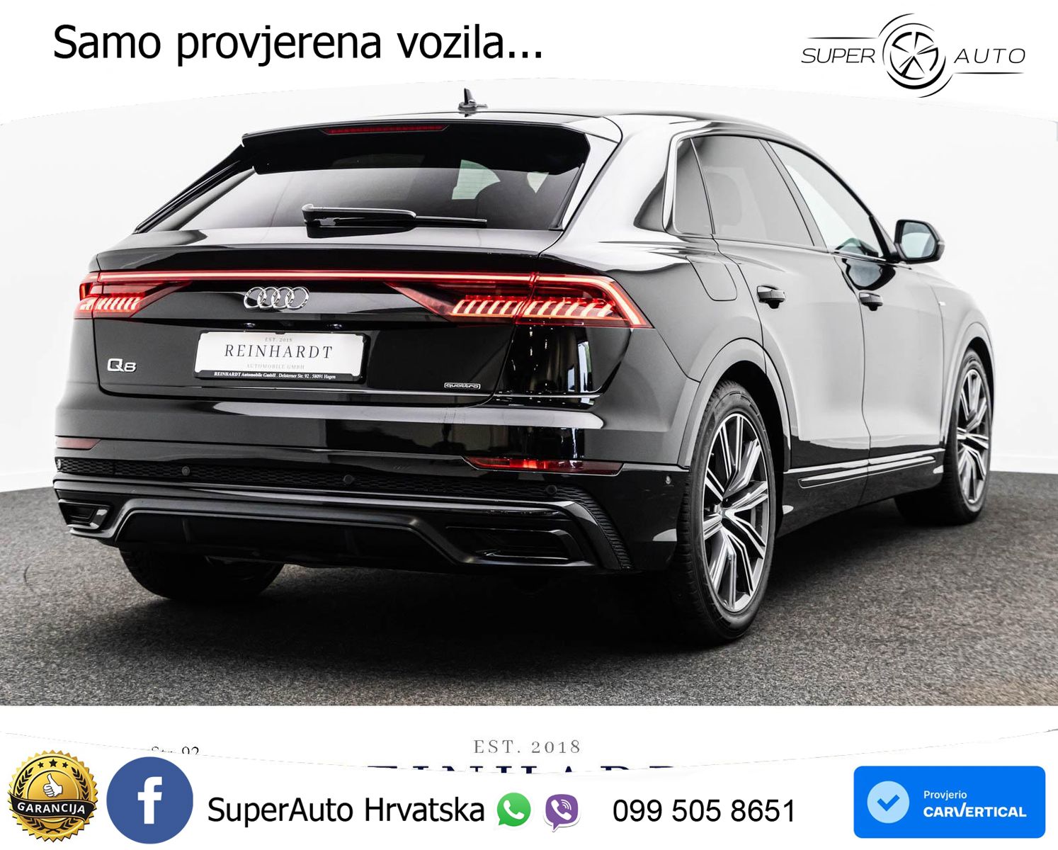 Audi Q8 50 TDI V6 (286 KS) quattro Tiptronic