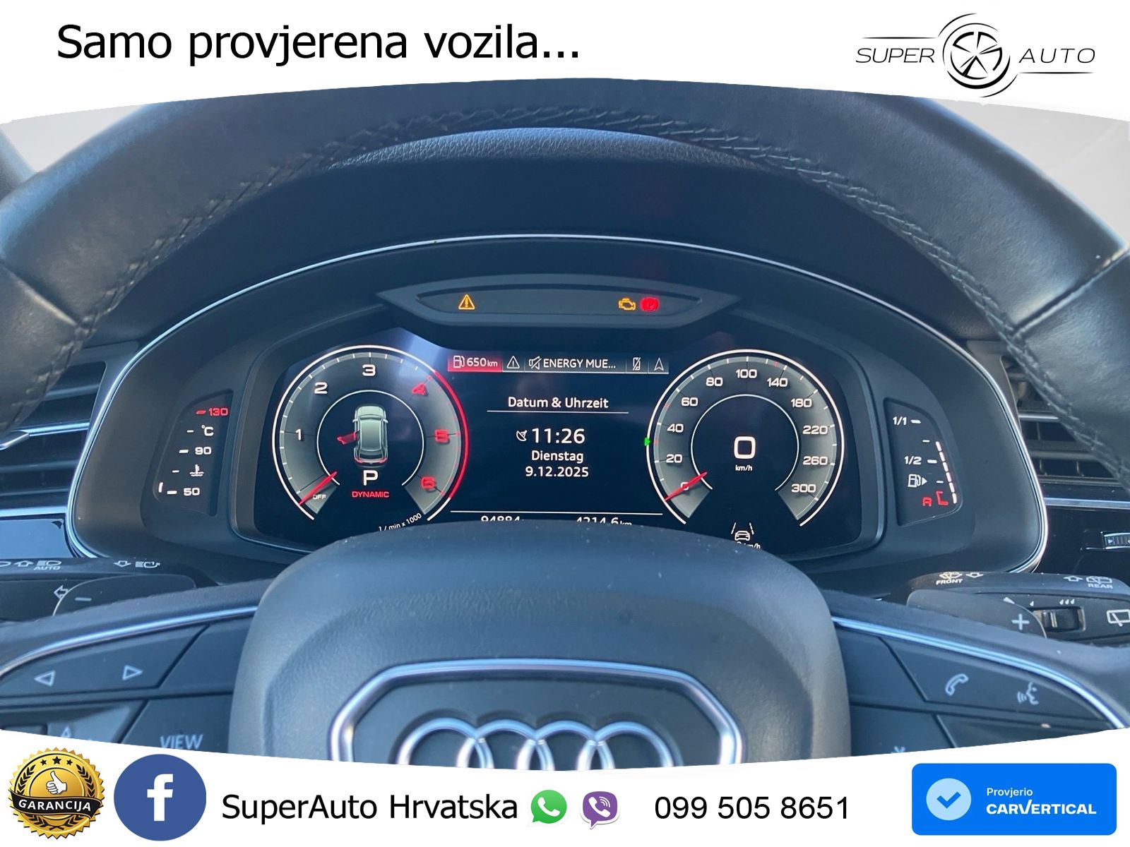 Audi Q8 50 TDI V6 (286 KS) quattro Tiptronic