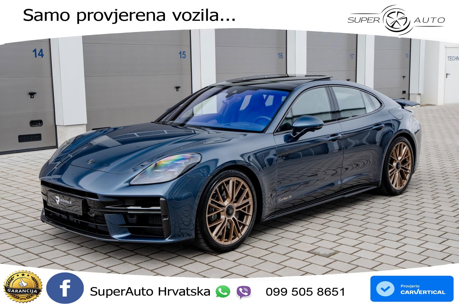 Porsche Panamera Turbo S 4.0 V8 (782 KS) E-Hybrid PDK ACC+HEAD+4xGR SJED+360+PANO