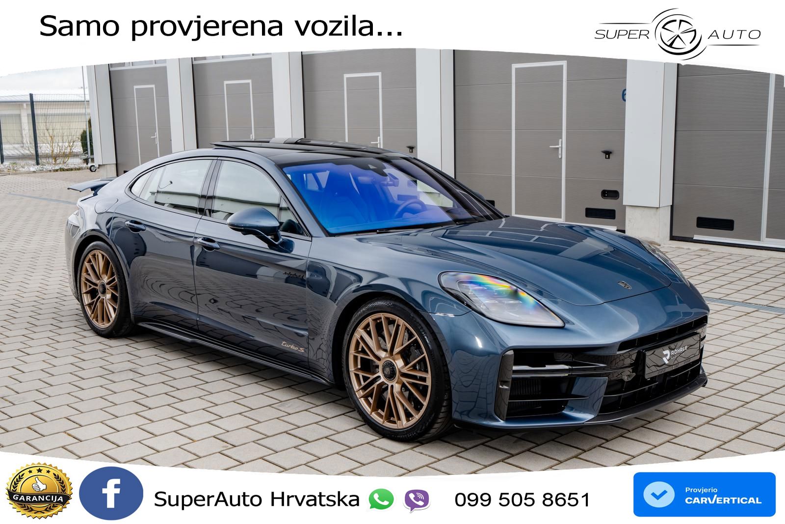 Porsche Panamera Turbo S 4.0 V8 (782 KS) E-Hybrid PDK ACC+HEAD+4xGR SJED+360+PANO