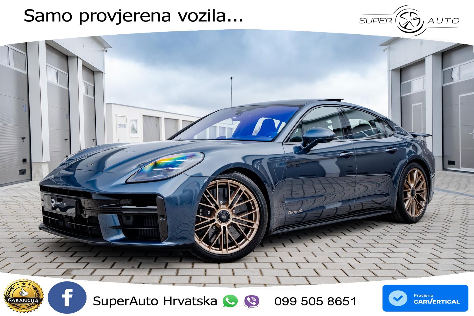 Porsche Panamera Turbo S 4.0 V8 (782 KS) E-Hybrid PDK ACC+HEAD+4xGR SJED+360+PANO
