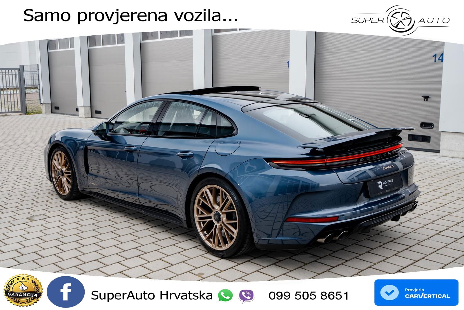 Porsche Panamera Turbo S 4.0 V8 (782 KS) E-Hybrid PDK ACC+HEAD+4xGR SJED+360+PANO
