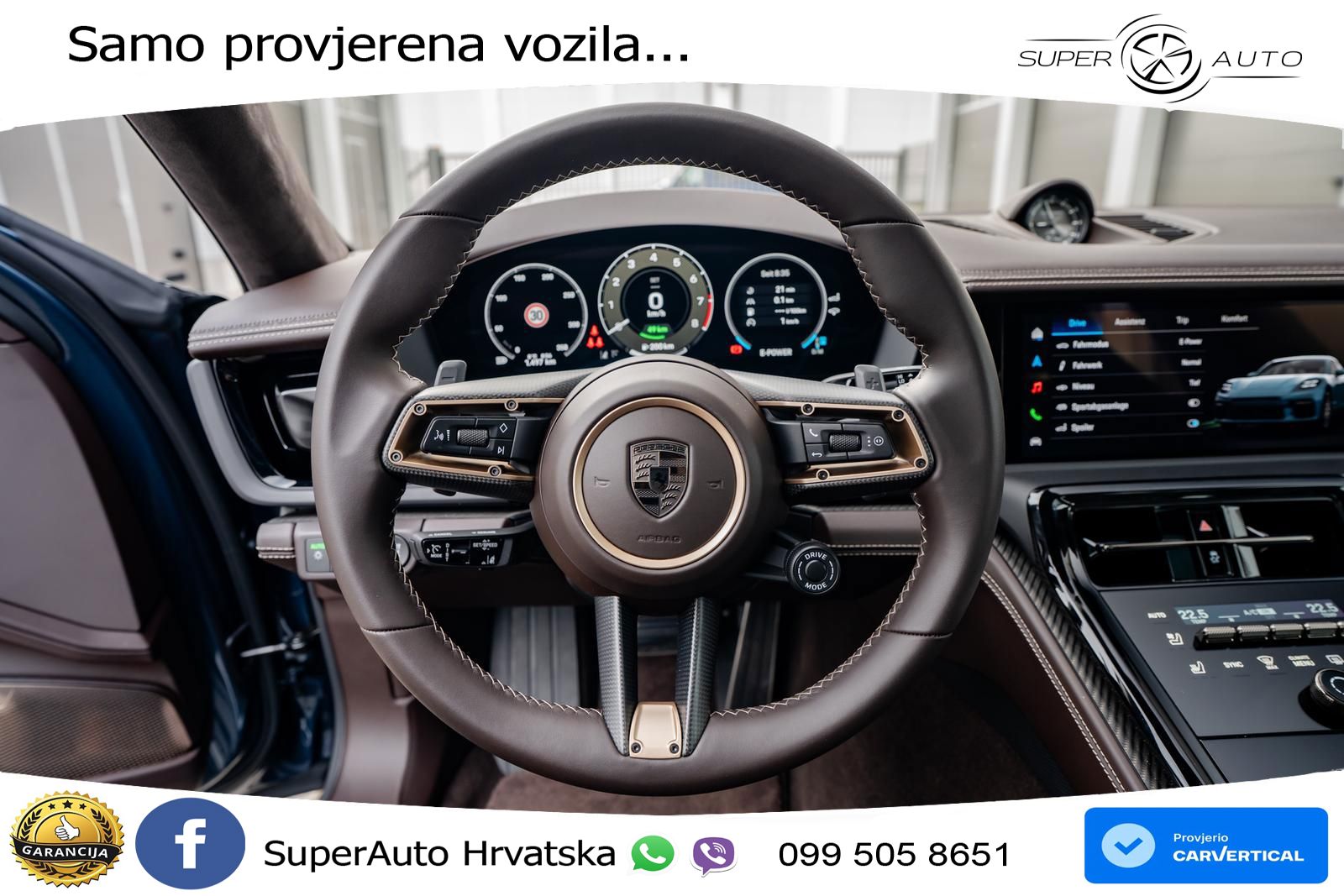 Porsche Panamera Turbo S 4.0 V8 (782 KS) E-Hybrid PDK ACC+HEAD+4xGR SJED+360+PANO
