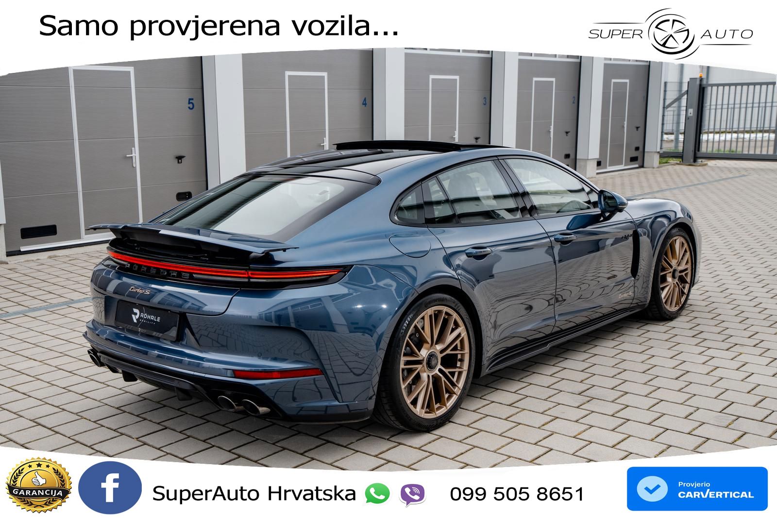 Porsche Panamera Turbo S 4.0 V8 (782 KS) E-Hybrid PDK ACC+HEAD+4xGR SJED+360+PANO