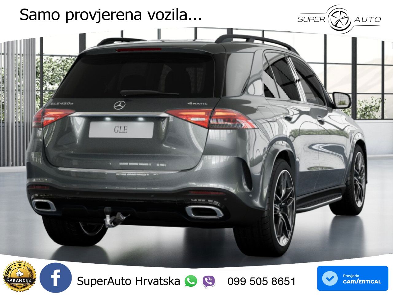 Mercedes GLE 450d (367 KS) EQ Boost 4MATIC 9G-TRONIC AMG LED+GR SJED+ACC