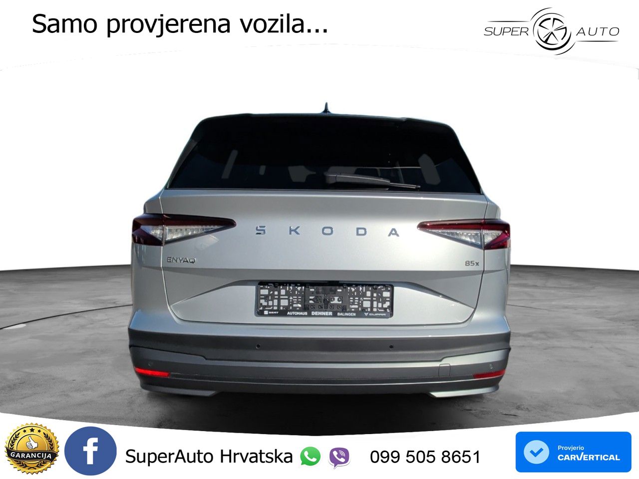 Škoda Enyaq iV 85x 82 kWh (286 KS) AWD