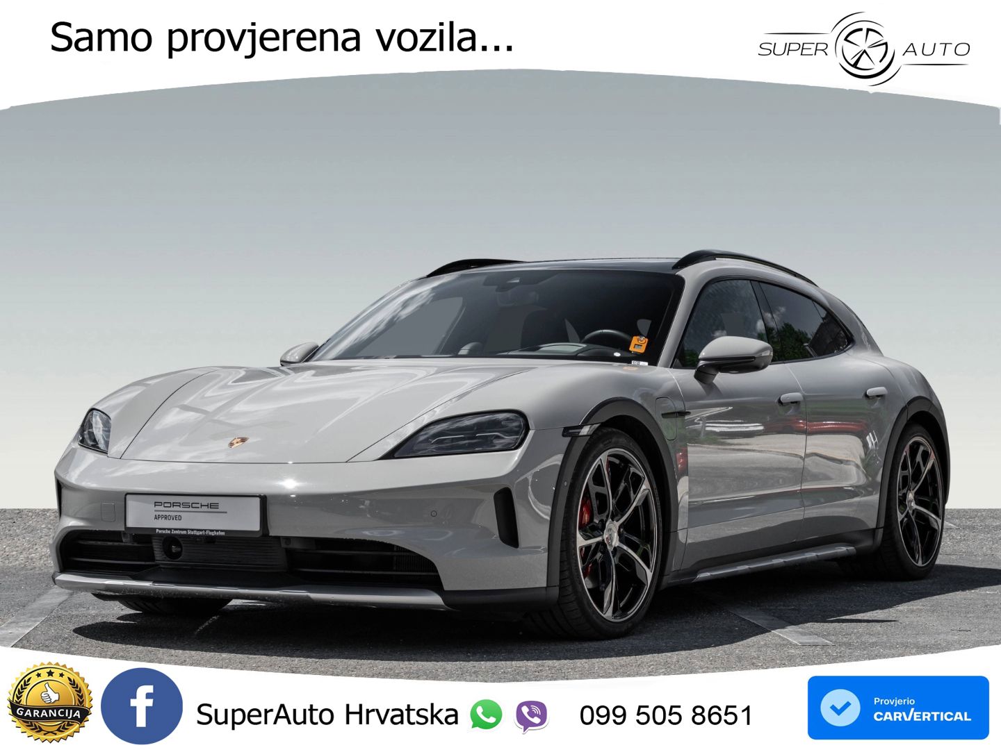 Porsche Taycan Cross Turismo 4S 105 kWh (598 KS)