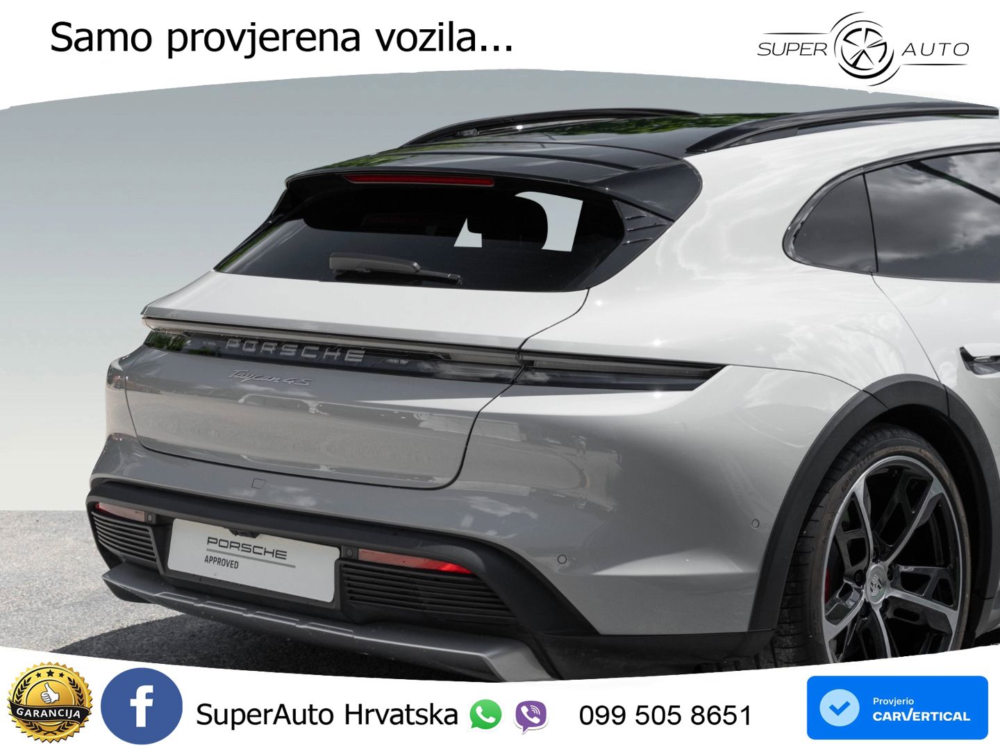 Porsche Taycan Cross Turismo 4S 105 kWh (598 KS)