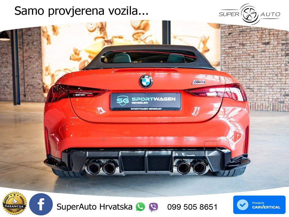 BMW M4 Convertible Competition 3.0 (530 KS) xDrive Steptronic LED+GR SJED+ACC