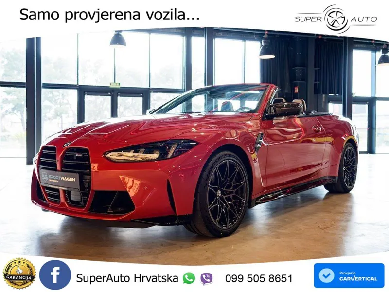 BMW M4 Convertible Competition 3.0 (530 KS) xDrive Steptronic LED+GR SJED+ACC