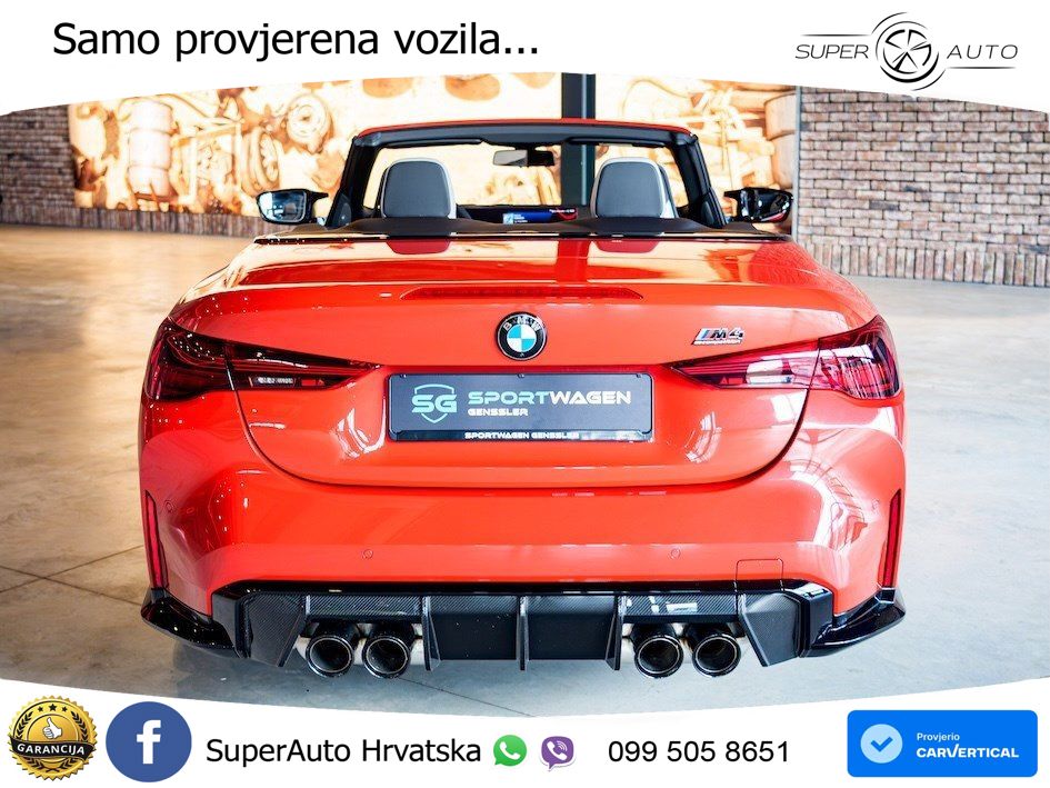 BMW M4 Convertible Competition 3.0 (530 KS) xDrive Steptronic LED+GR SJED+ACC