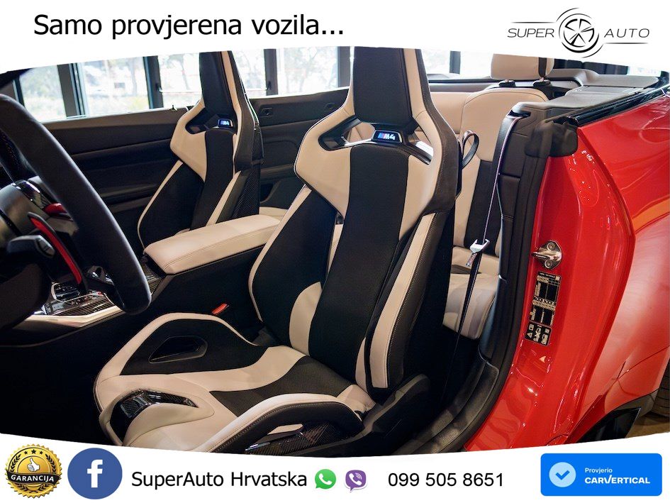 BMW M4 Convertible Competition 3.0 (530 KS) xDrive Steptronic LED+GR SJED+ACC