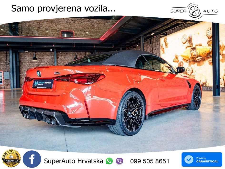 BMW M4 Convertible Competition 3.0 (530 KS) xDrive Steptronic LED+GR SJED+ACC