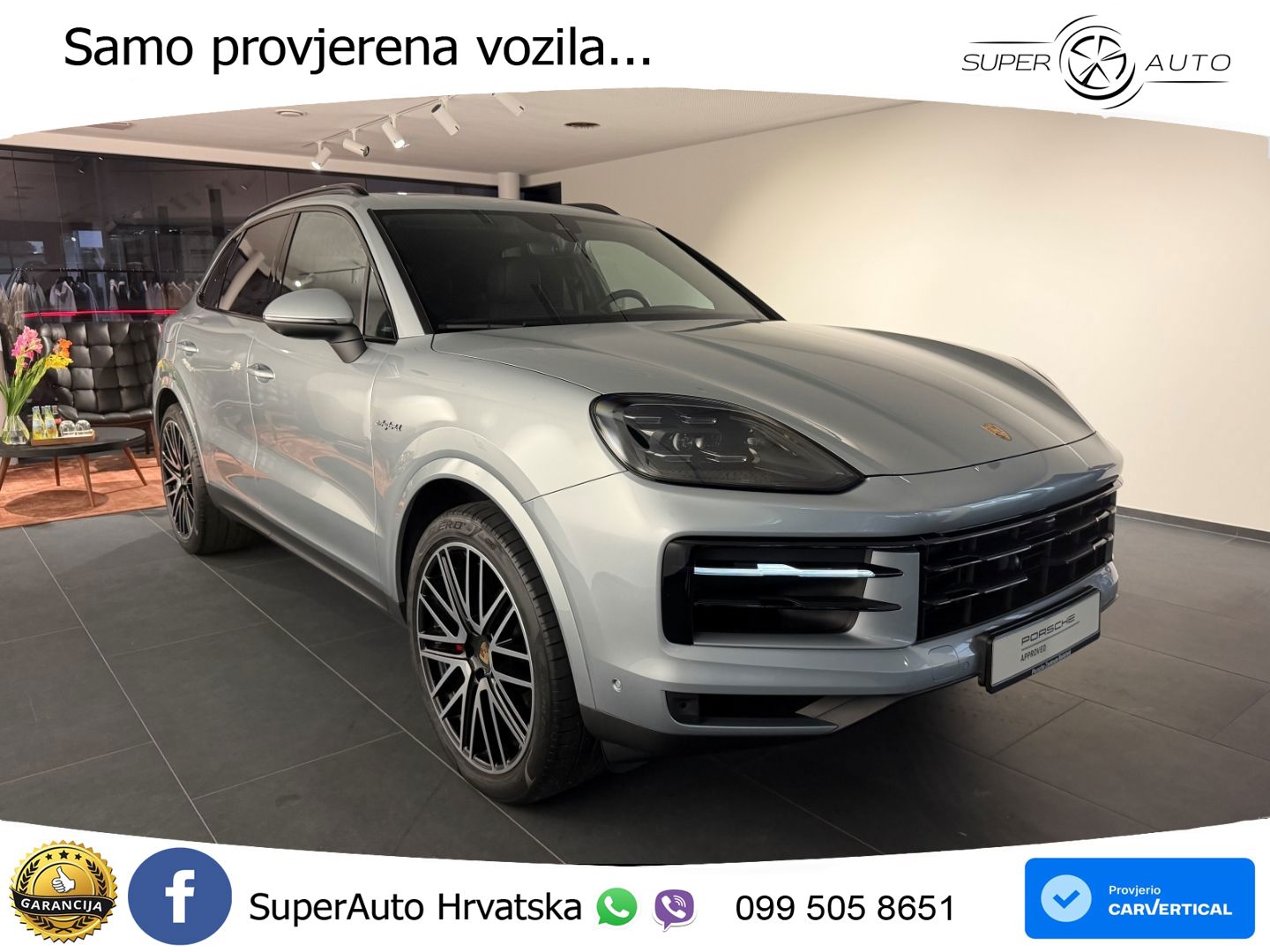 Porsche Cayenne S 3.0 V6 (519 KS) E-Hybrid Tiptronic S LED+GR SJED+ACC