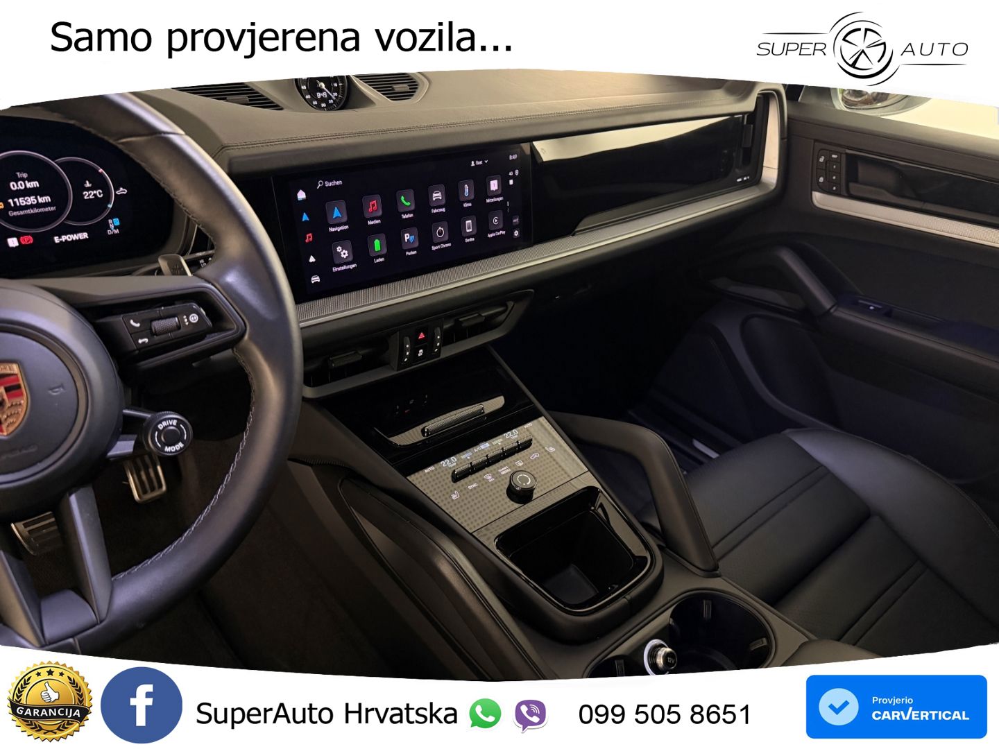 Porsche Cayenne S 3.0 V6 (519 KS) E-Hybrid Tiptronic S LED+GR SJED+ACC