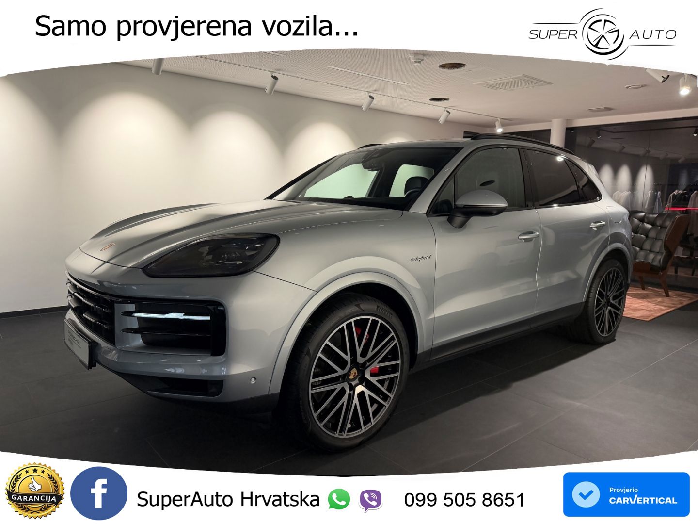 Porsche Cayenne S 3.0 V6 (519 KS) E-Hybrid Tiptronic S LED+GR SJED+ACC
