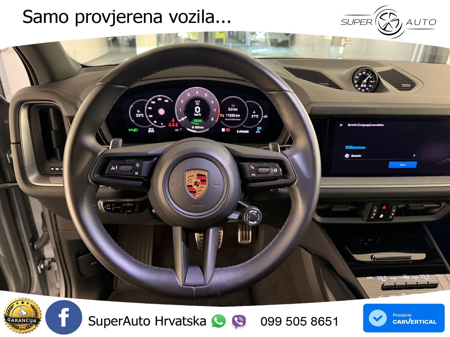 Porsche Cayenne S 3.0 V6 (519 KS) E-Hybrid Tiptronic S LED+GR SJED+ACC
