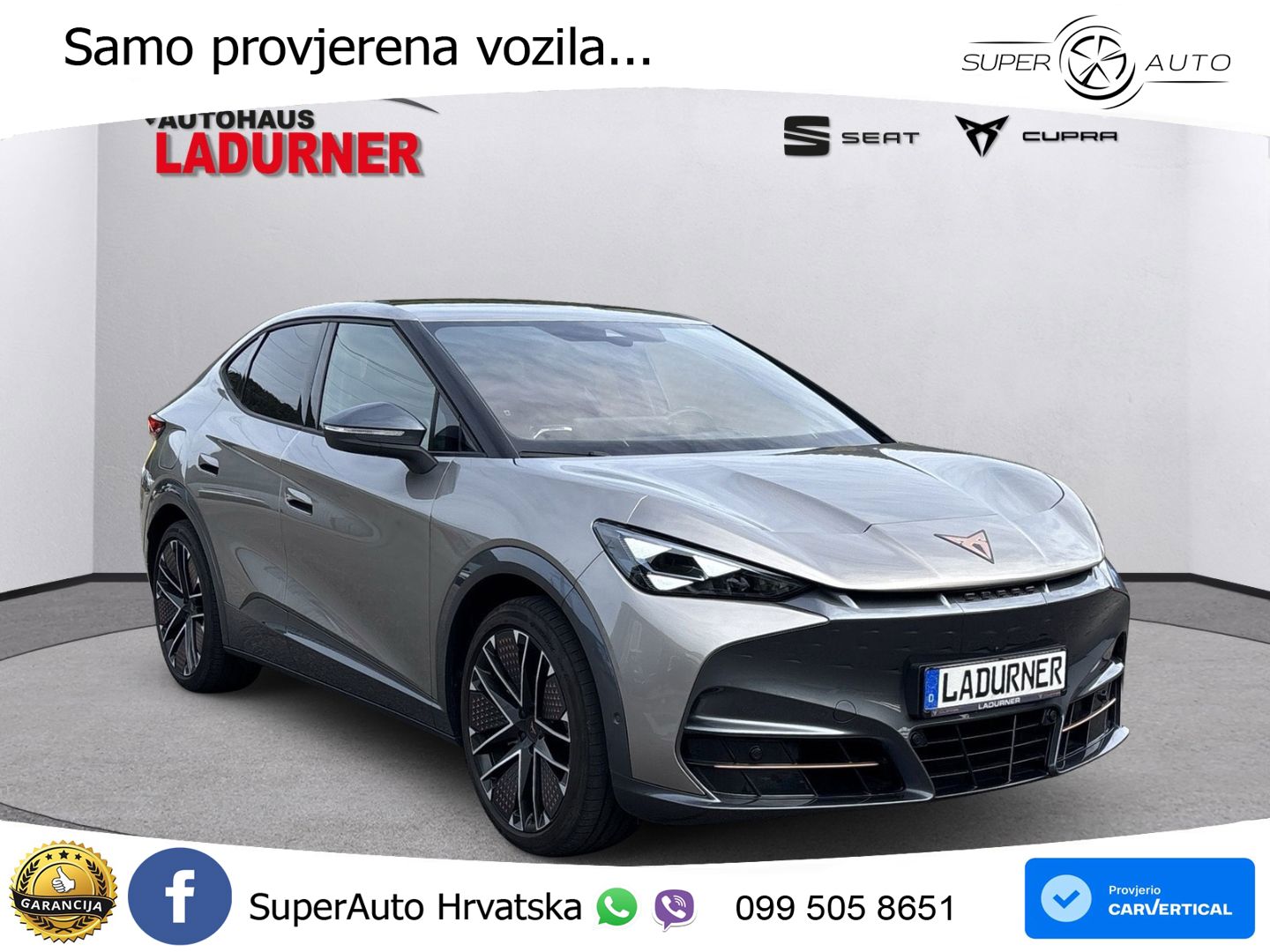 Cupra Tavascan 82 kWh (340 KS)  4WD VZ LED+GR SJED+ACC