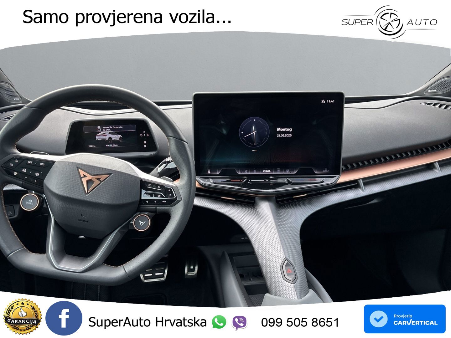 Cupra Tavascan 82 kWh (340 KS)  4WD VZ LED+GR SJED+ACC