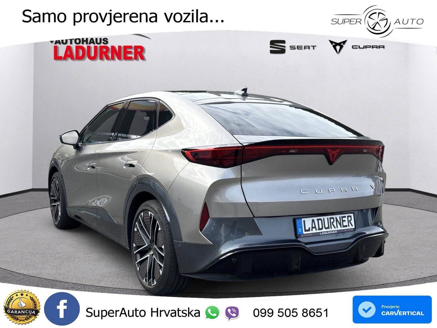 Cupra Tavascan 82 kWh (340 KS)  4WD VZ LED+GR SJED+ACC