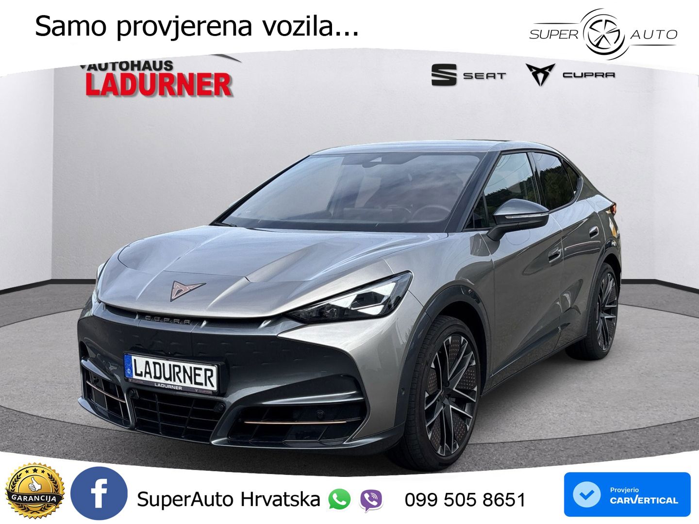 Cupra Tavascan 82 kWh (340 KS)  4WD VZ LED+GR SJED+ACC
