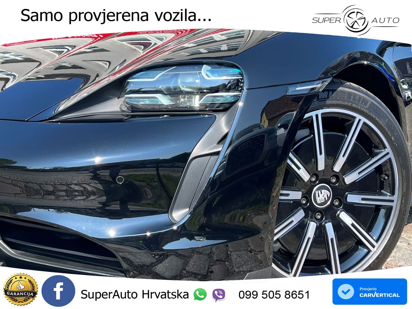 Porsche Taycan Turbo 93.4 kWh (680 KS)