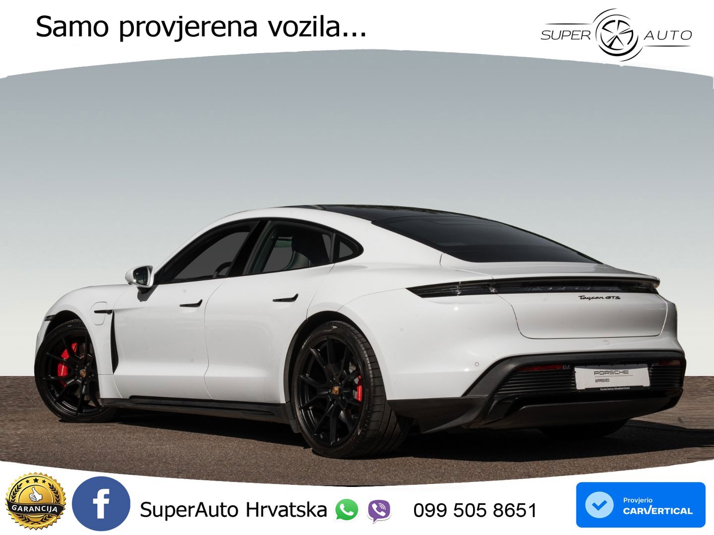 Porsche Taycan GTS Performance Plus 93.4 kWh (598 KS)