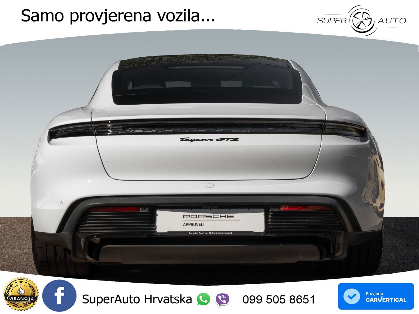 Porsche Taycan GTS Performance Plus 93.4 kWh (598 KS)
