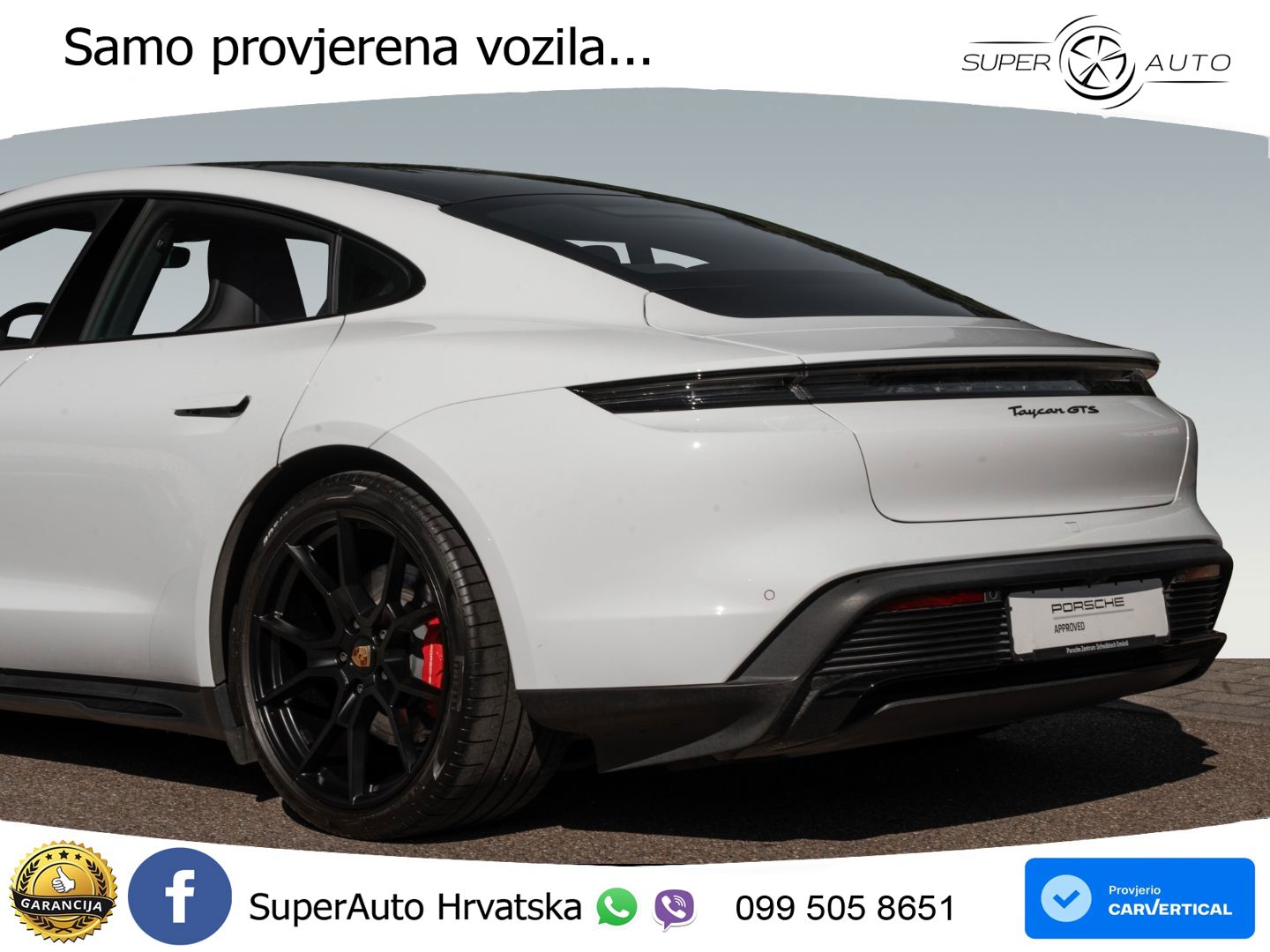 Porsche Taycan GTS Performance Plus 93.4 kWh (598 KS)