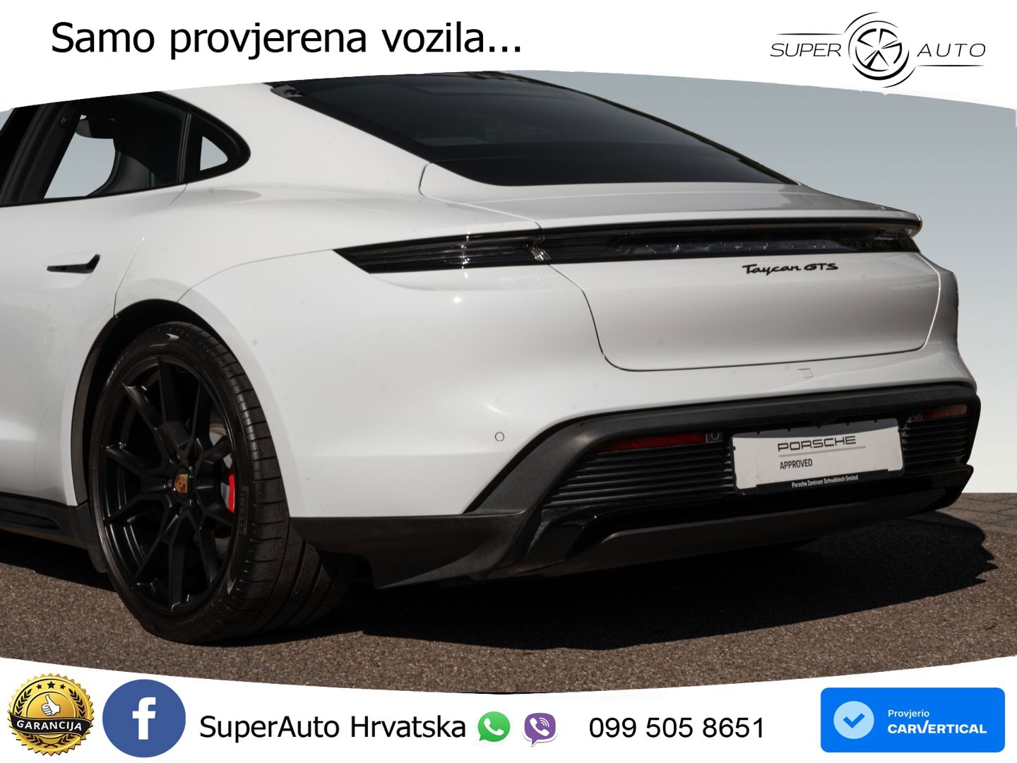 Porsche Taycan GTS Performance Plus 93.4 kWh (598 KS)
