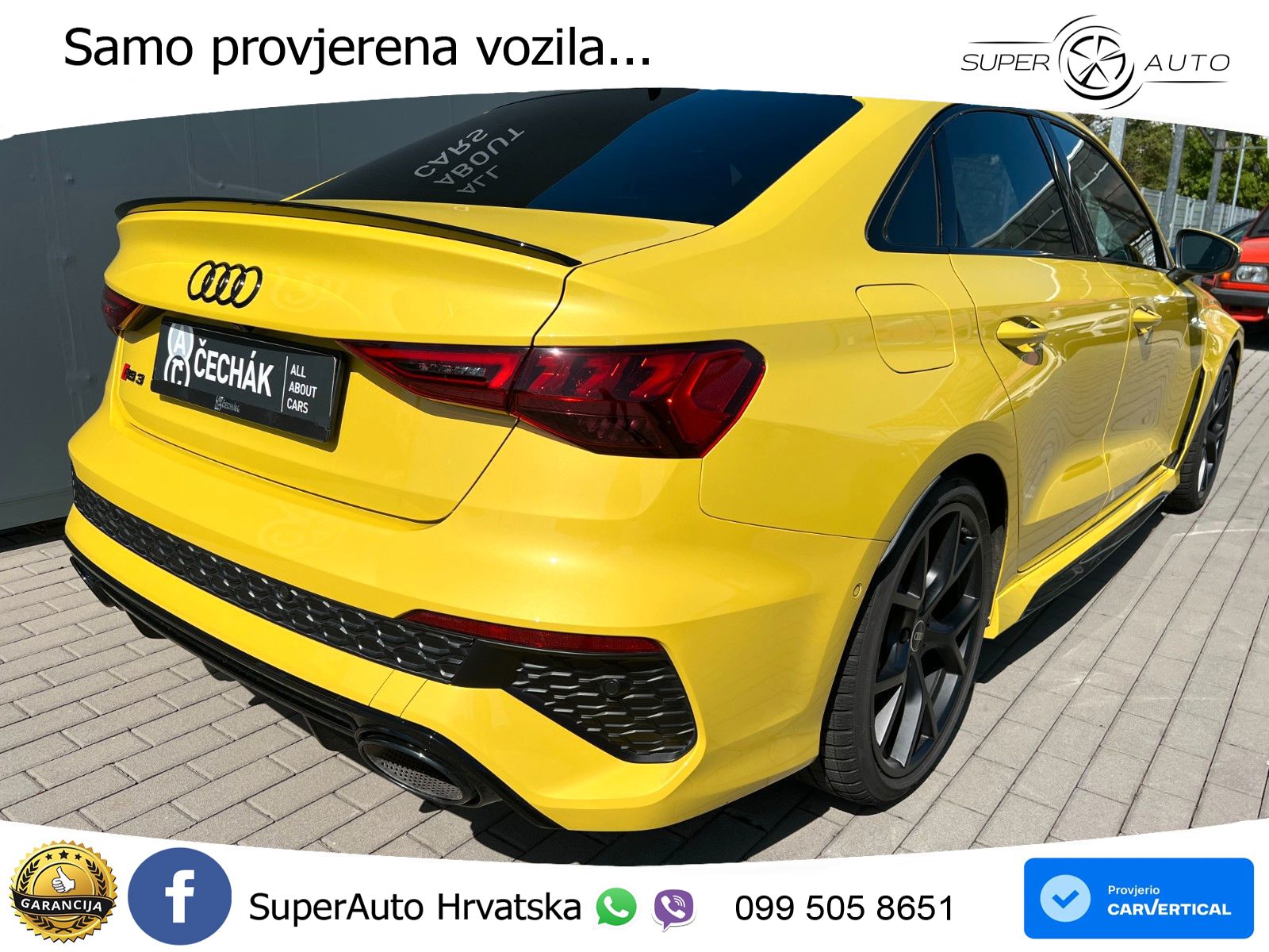 Audi RS3 Sedan 2.5 TFSI (400 KS) quattro S tronic