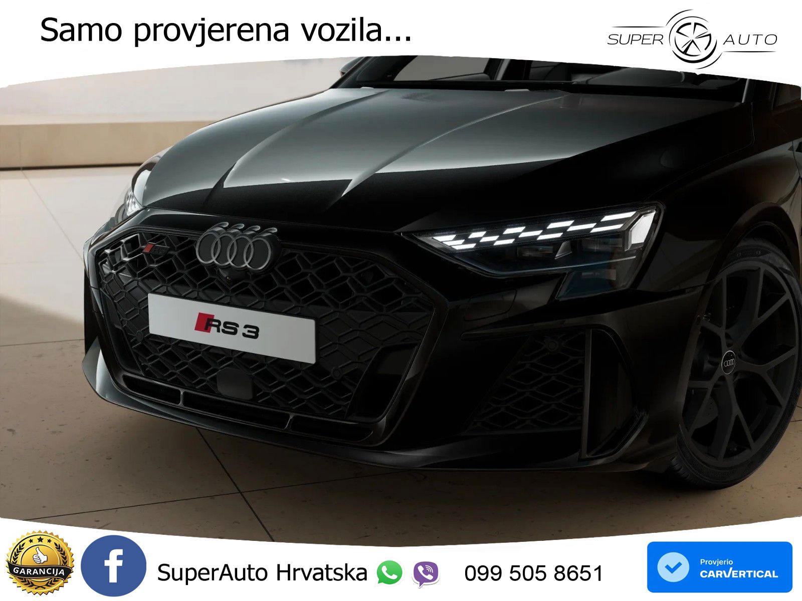 Audi RS3 Sedan 2.5 TFSI (400 KS) quattro S tronic LED+GR SJED+ACC