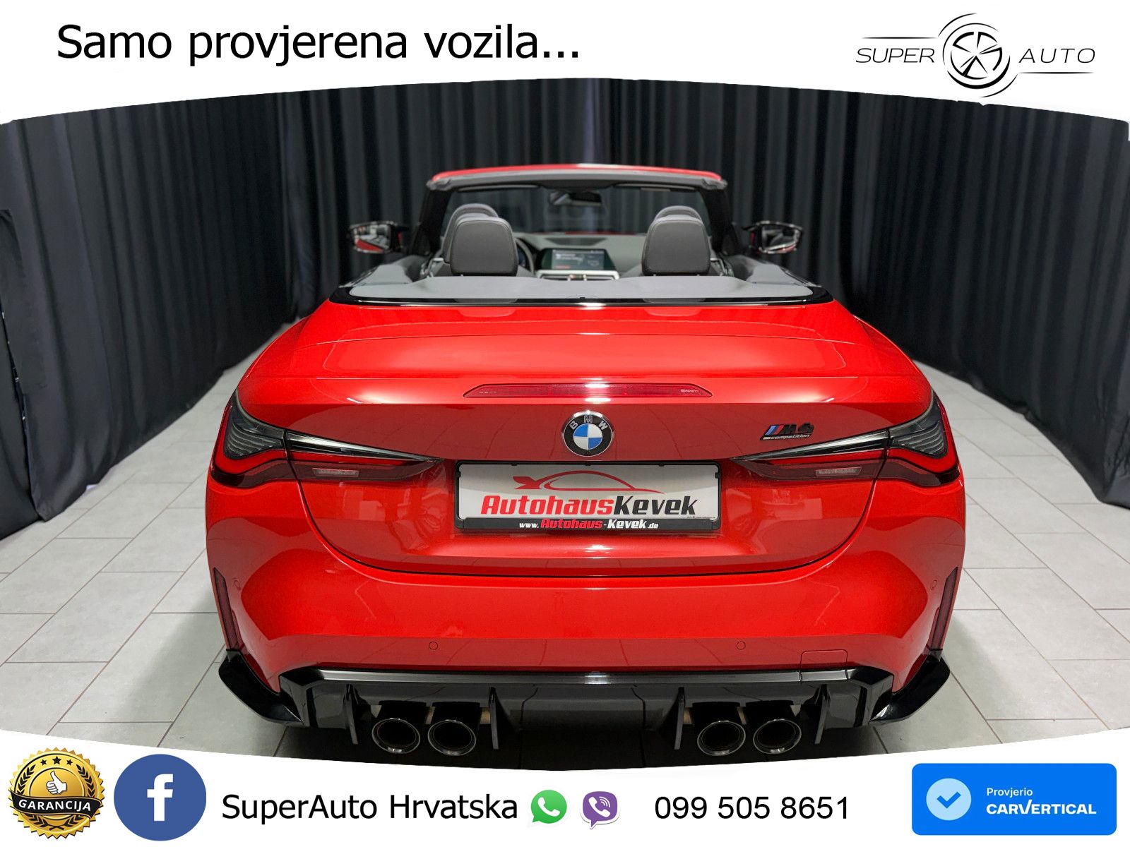 BMW M4 Convertible Competition 3.0 (510 KS) xDrive Steptronic