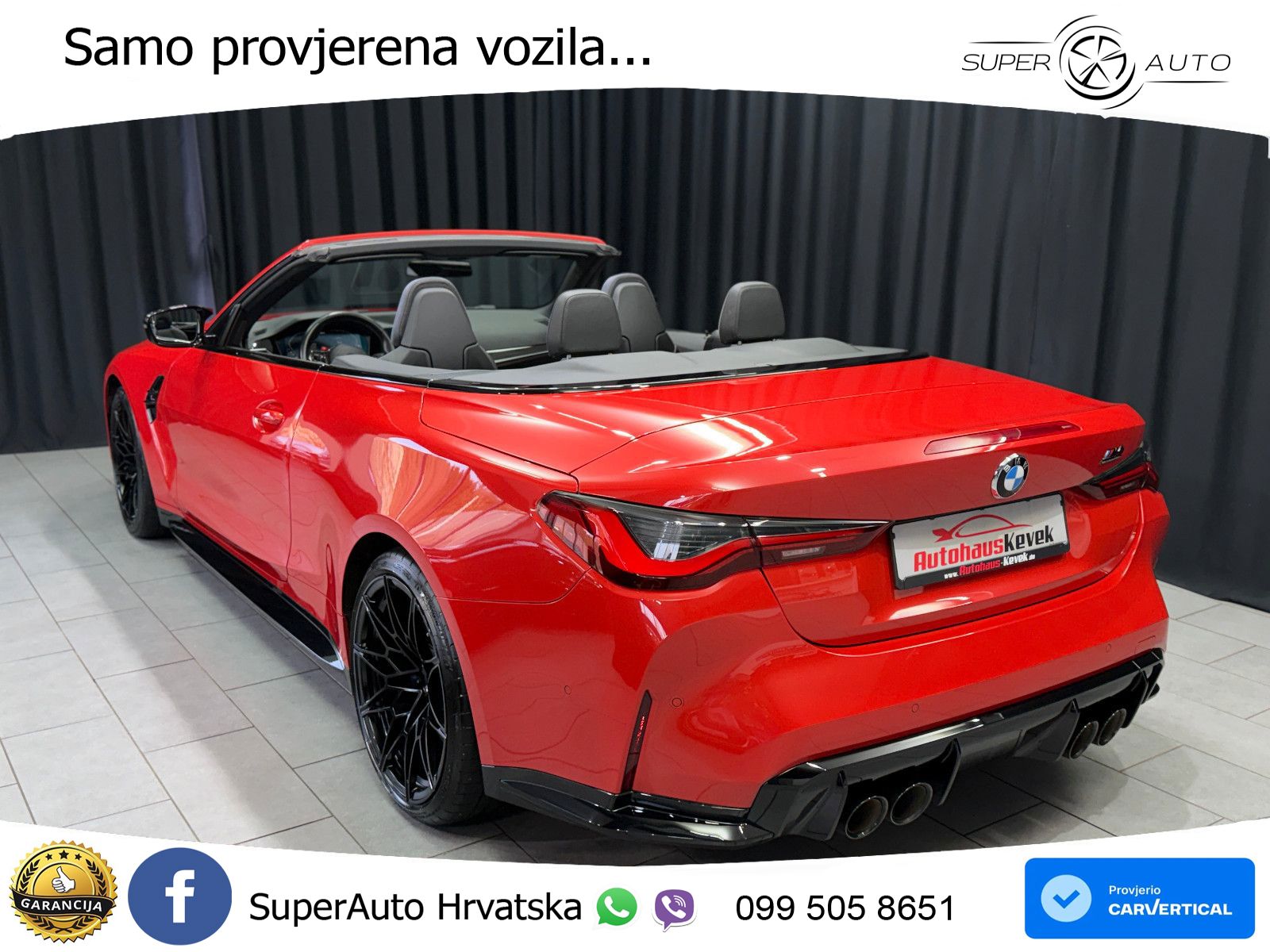 BMW M4 Convertible Competition 3.0 (510 KS) xDrive Steptronic