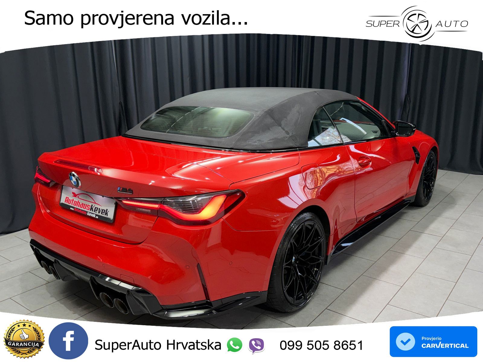 BMW M4 Convertible Competition 3.0 (510 KS) xDrive Steptronic