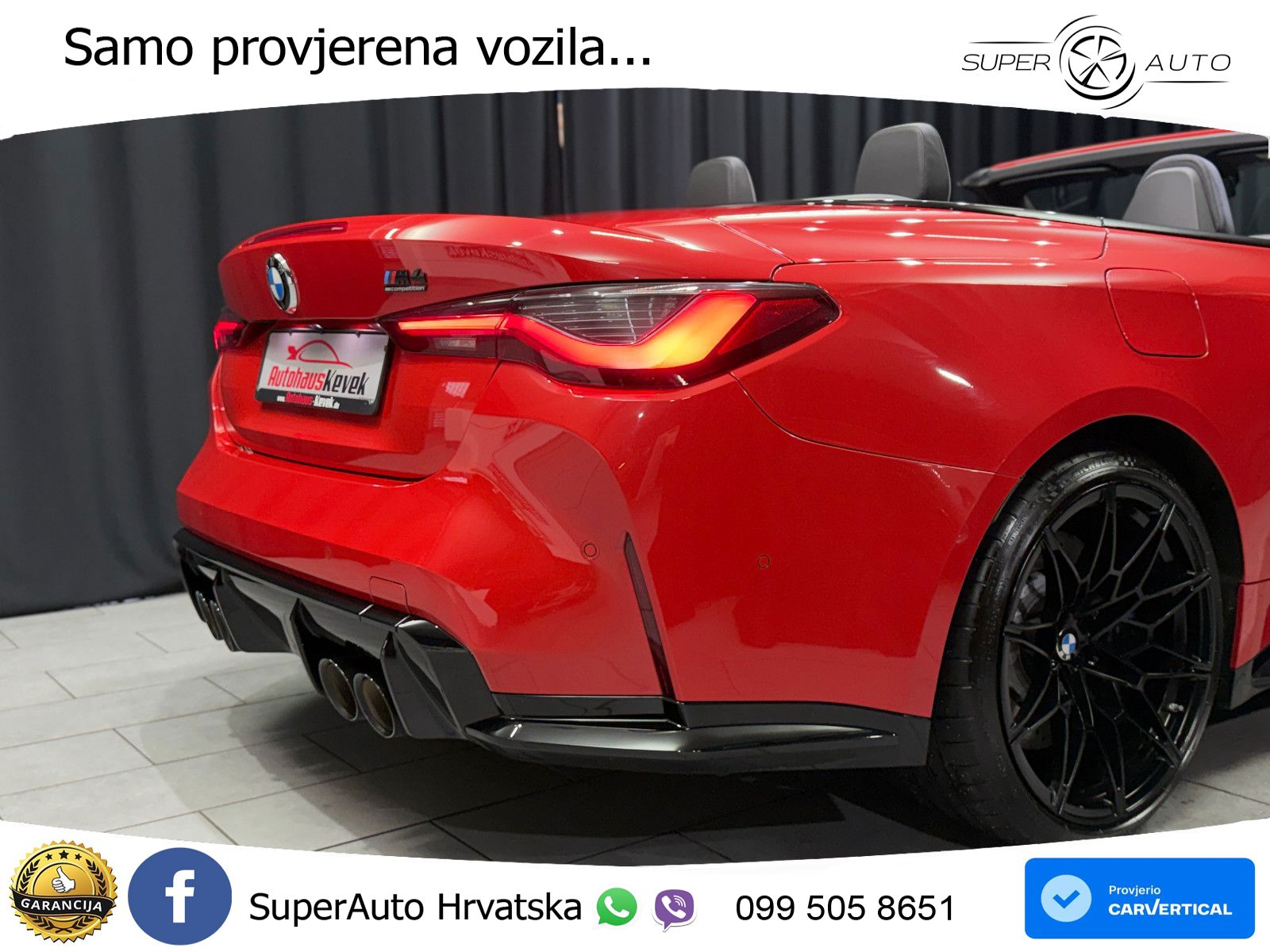 BMW M4 Convertible Competition 3.0 (510 KS) xDrive Steptronic