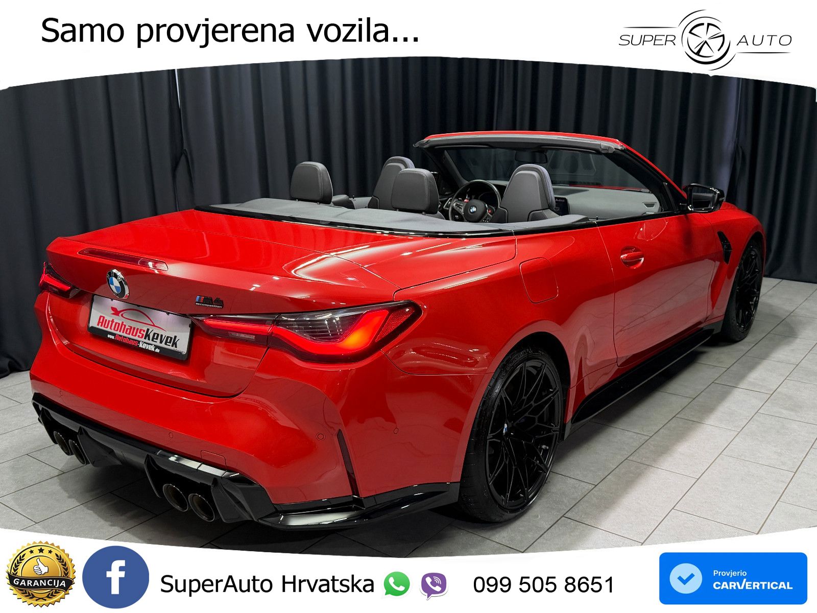 BMW M4 Convertible Competition 3.0 (510 KS) xDrive Steptronic