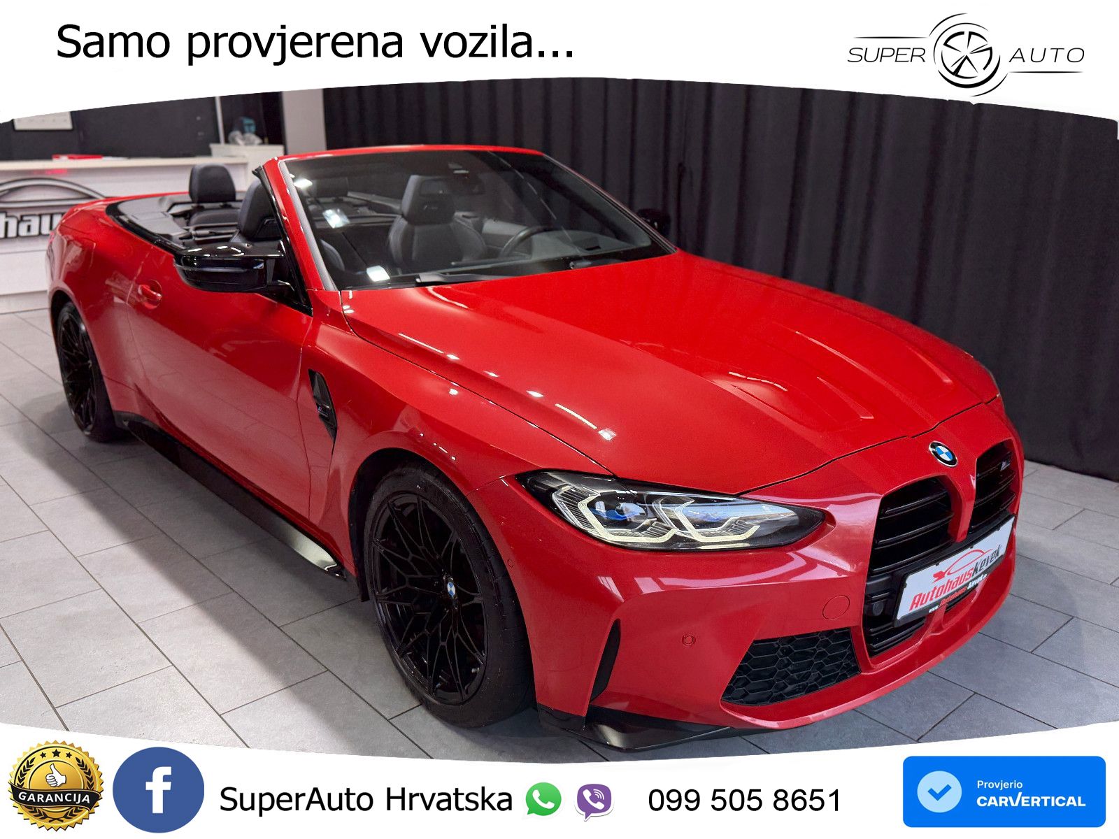 BMW M4 Convertible Competition 3.0 (510 KS) xDrive Steptronic
