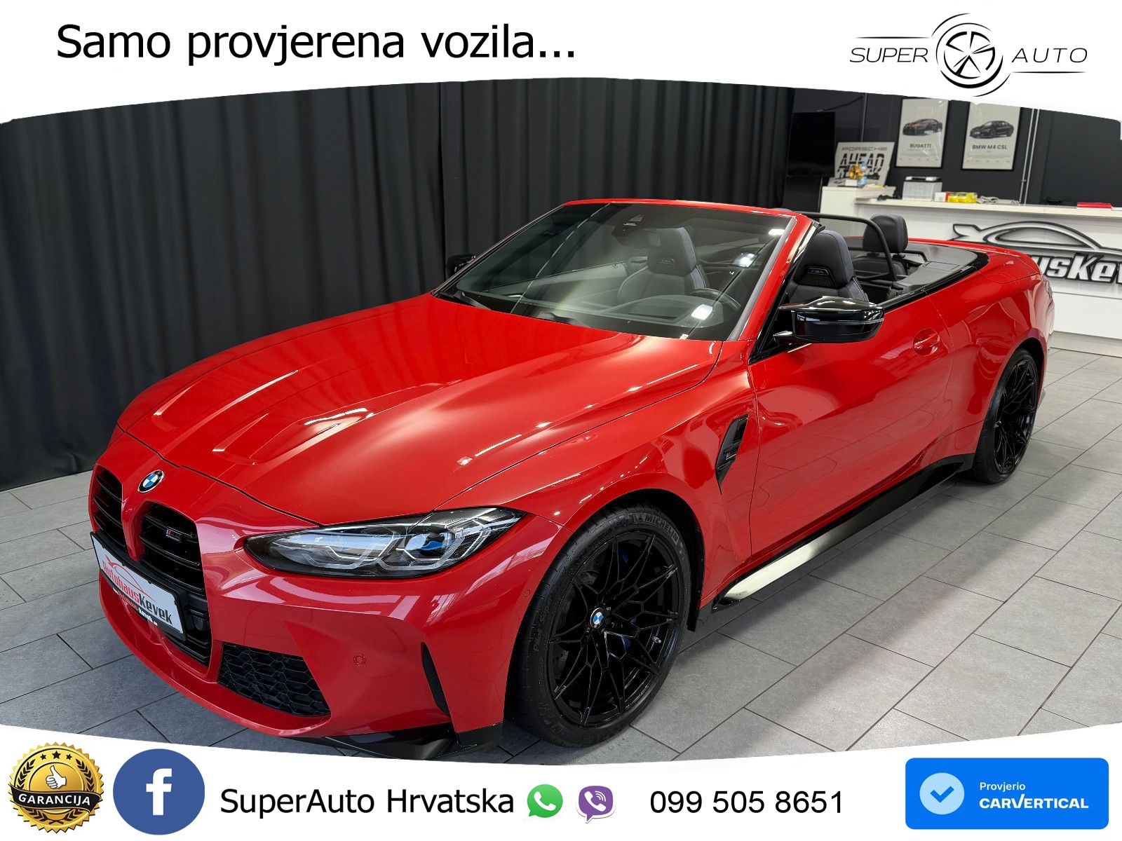 BMW M4 Convertible Competition 3.0 (510 KS) xDrive Steptronic